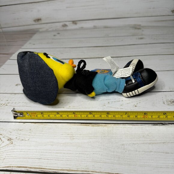 Looney Tunes Hip Hop Rap Tweety Bird 9" Plush Toy In Denim Hat & Jeans - Picture 7 of 7